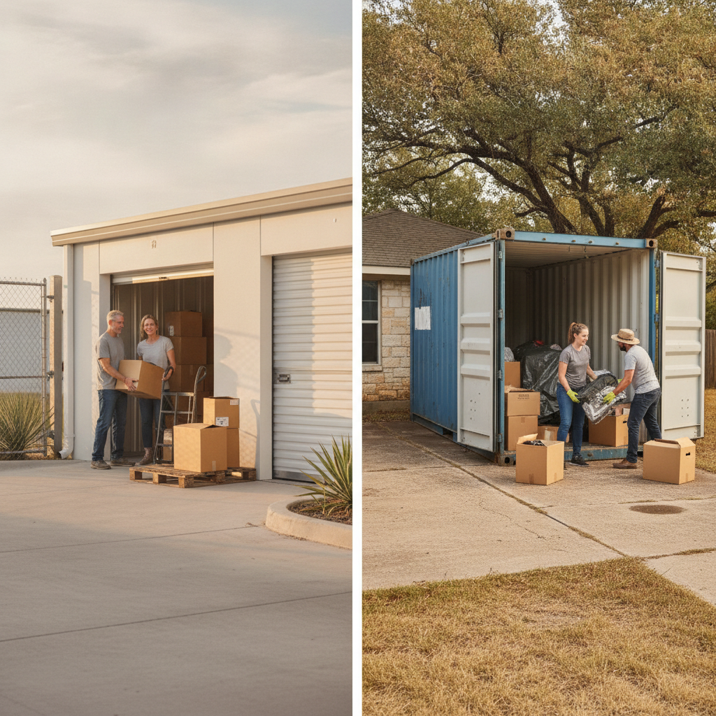 Self Storage New Braunfels vs. Portable Containers: What's Best?