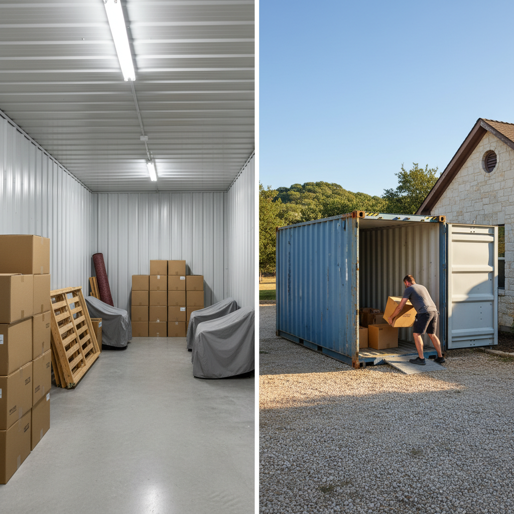 Self Storage New Braunfels vs. Portable Containers: What's Best?